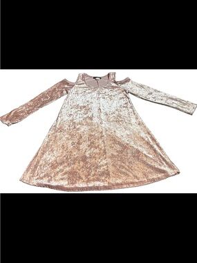 French Atmosphere Light Blush Velvet Top